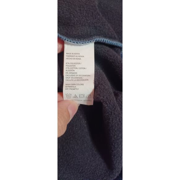 IZOD Men's XL Advantage Performance Fleece Crewneck Sweatshirt Blue Navy Soft - Picture 6 of 6